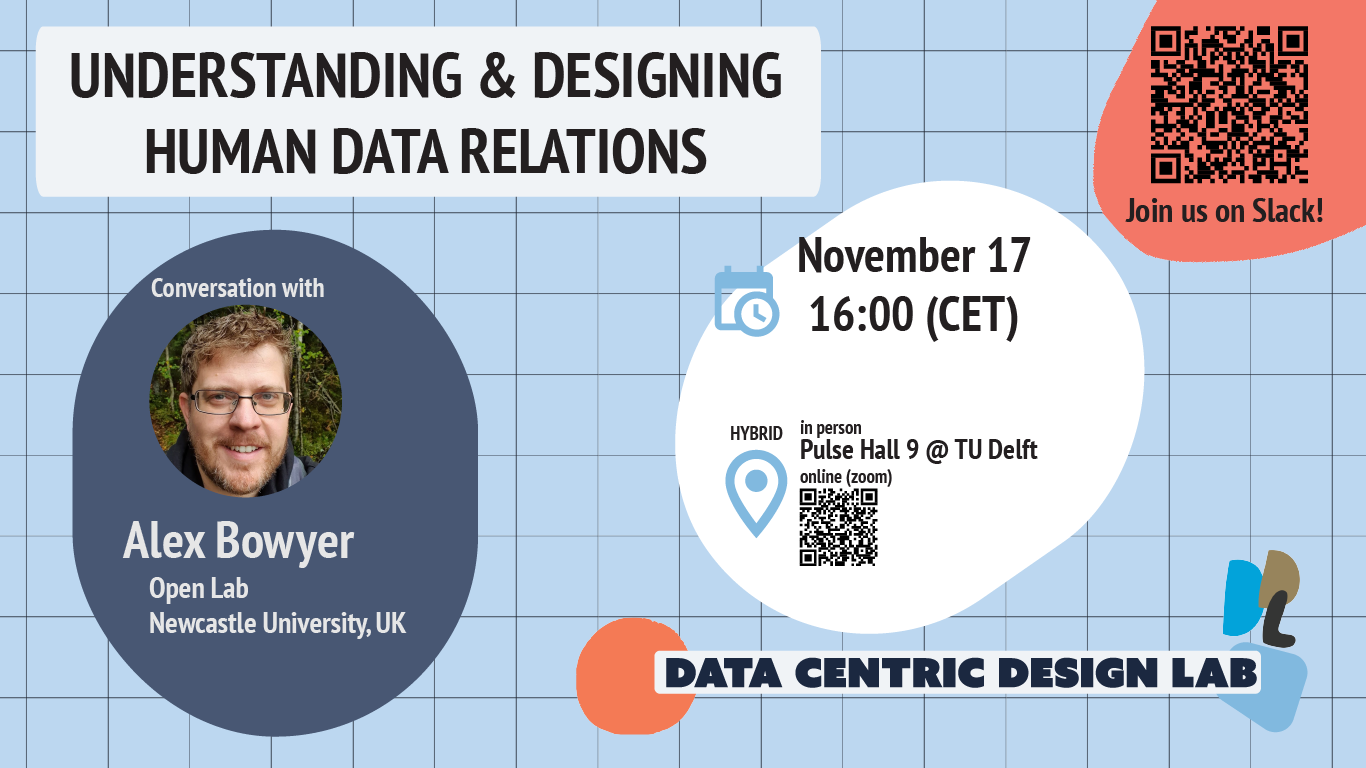 Conversation with Alex Bowyer - Understanding and Designing Human Data Relations